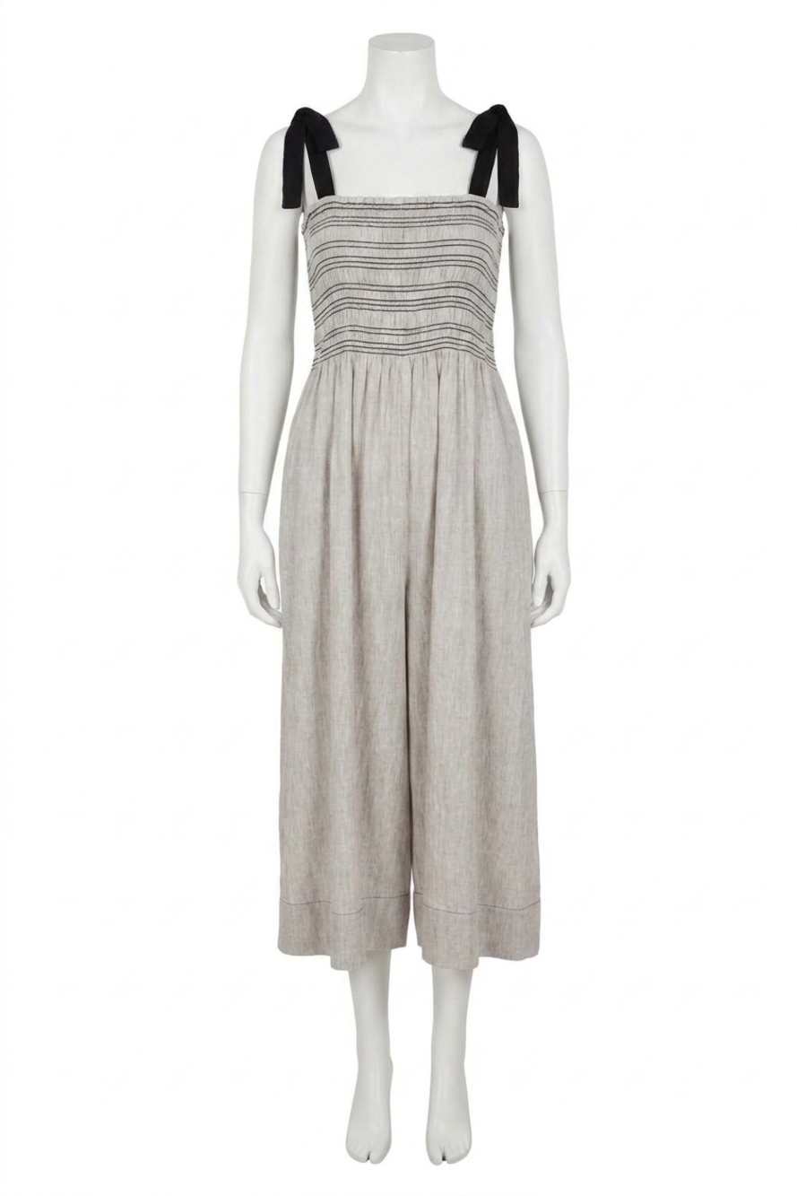 NEW HATCH margaux maternity dress in ivory/black